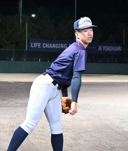 春に駆ける'26センバツ横浜：選手紹介／7 福井那留投手／田島陽翔内