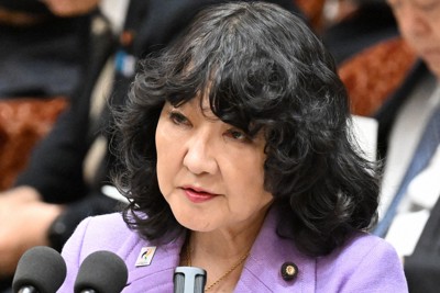 片山さつき財務相＝国会内で2026年3月3日午後4時21分、平田明浩撮影