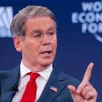 ベッセント米財務長官＝2026年1月20日、ロイター