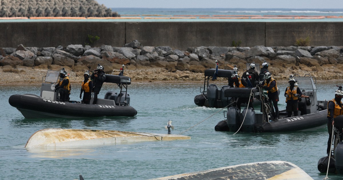 船2隻とも横波受けて転覆か、海保が明らかに　辺野古沖で2人死亡