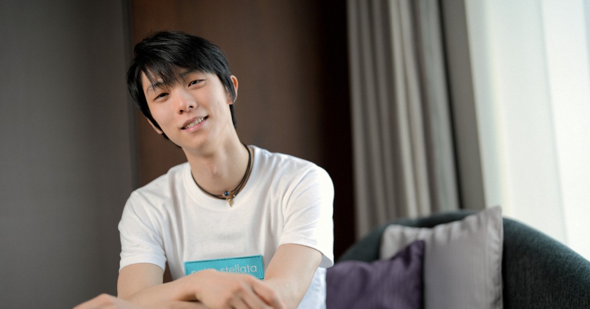 写真で見る 羽生結弦さん単独インタビュー後のポートレート撮影 [写真