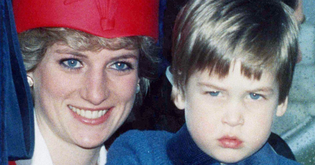 Prince William shares a post remembering his late mother Princess Diana on UK Mother's Day