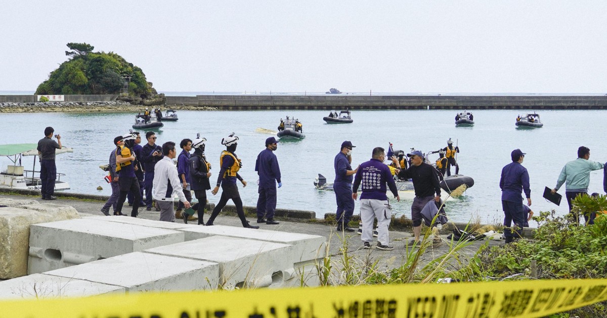 2 dead after 2 protest boats with students aboard capsize in Okinawa