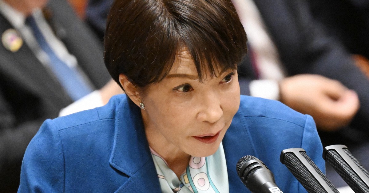 高市首相、武器輸出「もう時代が変わった」　宮沢喜一氏の答弁問われ