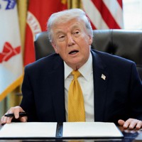トランプ米大統領＝ワシントンのホワイトハウスで2026年3月16日、ロイター