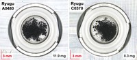 Samples taken from the Ryugu asteroid which were used in the latest analysis are seen in this image provided by the Japan Agency for Marine-Earth Science and Technology.