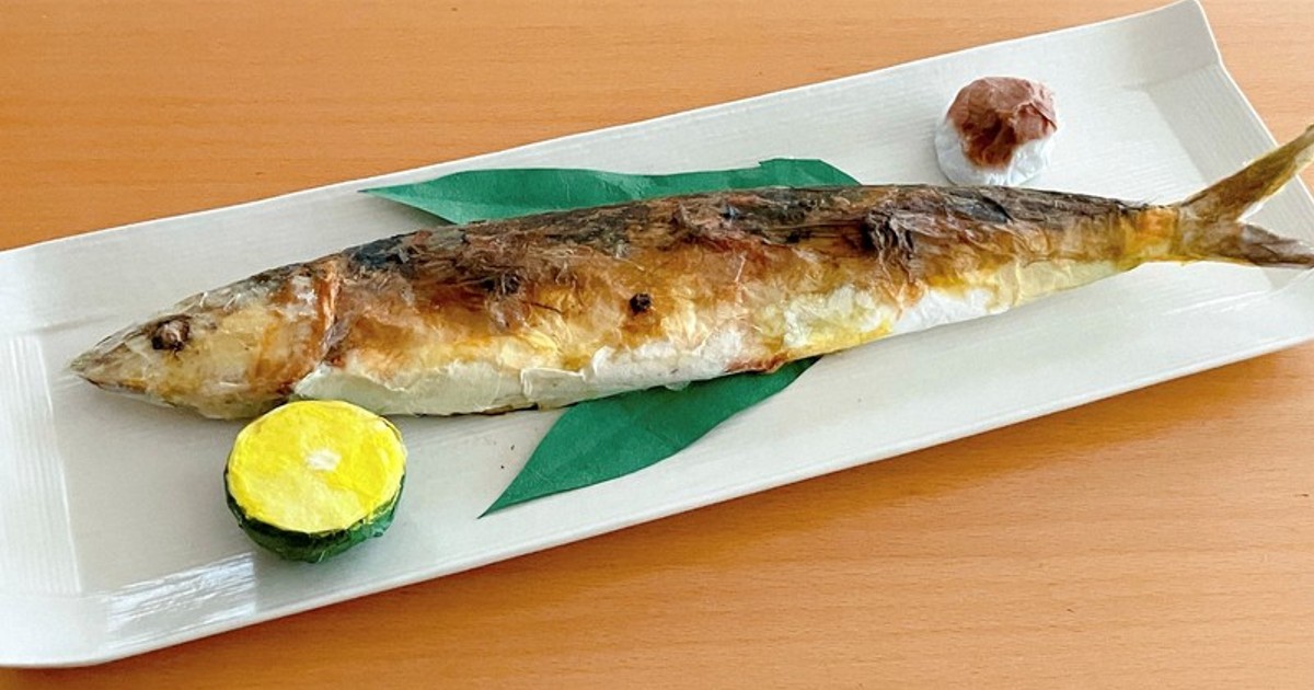 In Photos: Osaka man creates realistic fake food using traditional washi paper