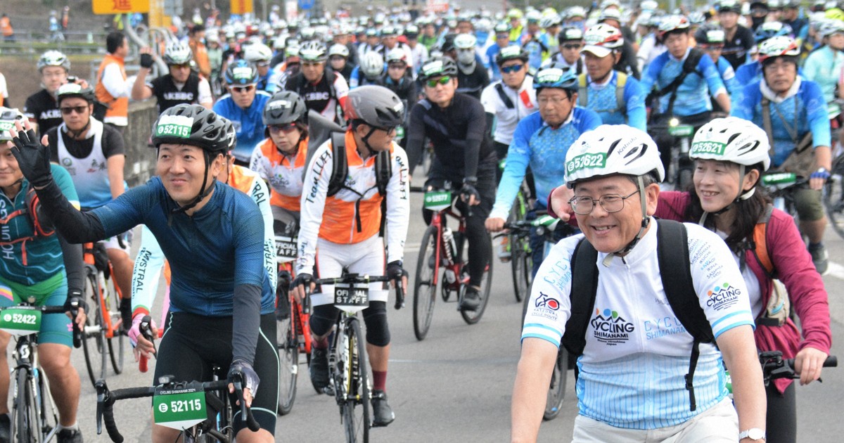 Registration for cycling event on Japan's Shimanami Kaido scenic highway to begin in April