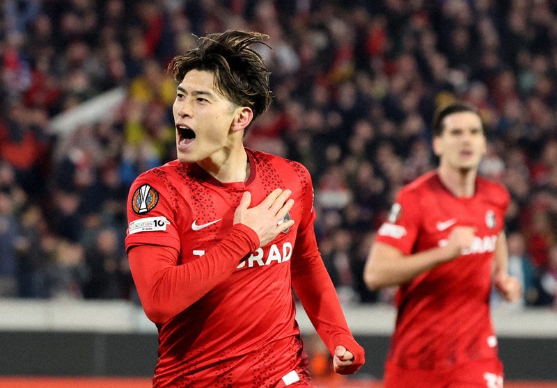 サッカー：サッカー 欧州リーグ フライブルク・鈴木唯、1得点1アシスト