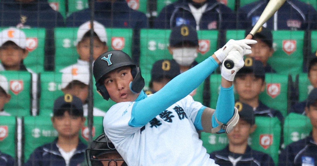 プロ注目の山梨学院・菰田が甲子園初アーチ　特大ソロ　センバツ