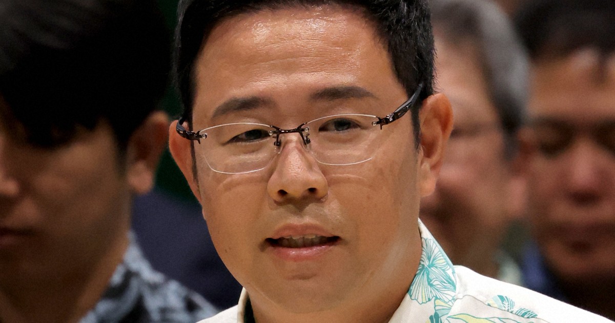 沖縄知事選　古謝玄太氏が出馬表明　辺野古移設計画は「容認」