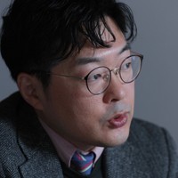 河野有理・法政大教授＝東京都千代田区で2026年2月9日、中川祐一撮影