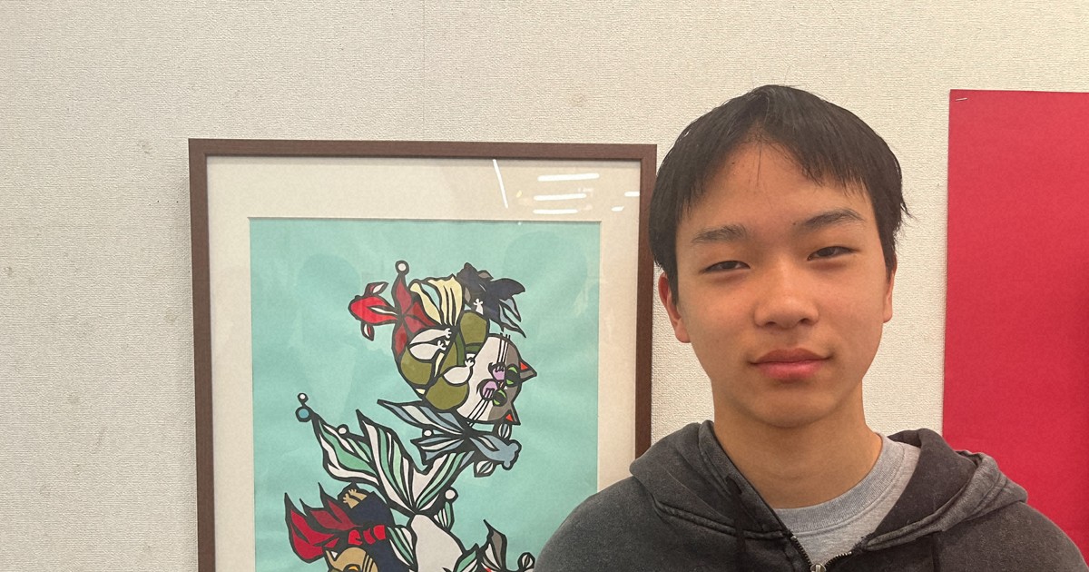 12歳の切り絵クリエーターKENさん　福岡・直方で大規模個展