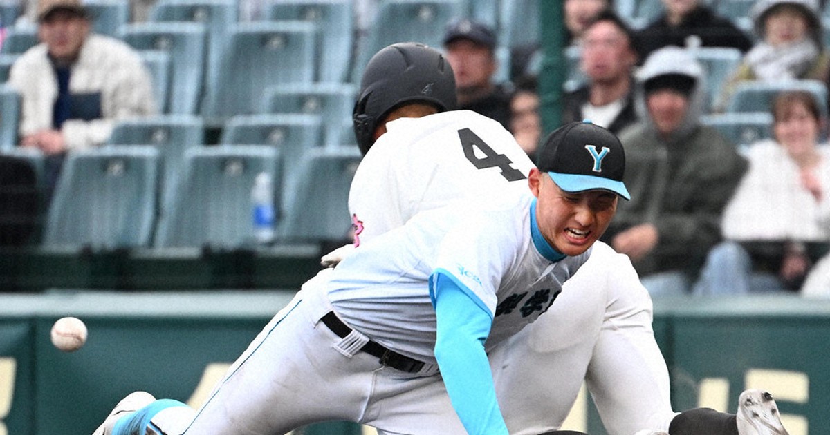 左手首付近骨折の山梨学院・菰田は2回戦でベンチ入り　センバツ
