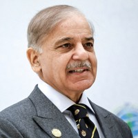 パキスタンのシャリフ首相＝トルクメニスタンで2025年12月、スプートニク通信・ロイター