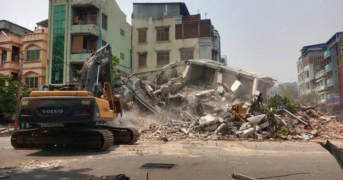 ミャンマー地震1年　軍事政権下で復興進まず　経済停滞深刻に