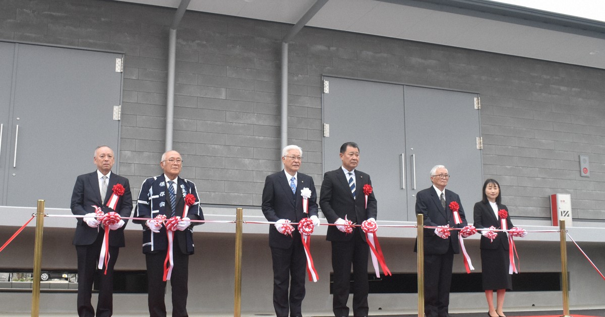 「日立風流物」の大型山車、収蔵庫が完成　ユネスコ無形文化遺産