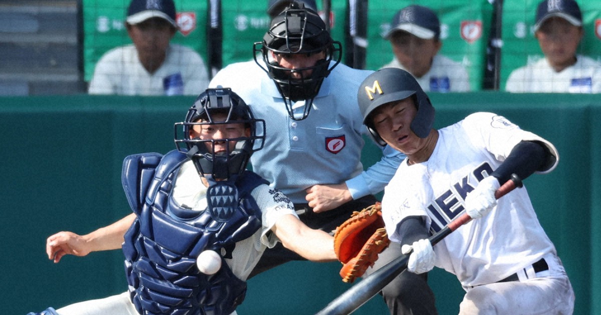 終盤に判定覆り、三重の生還認められず　審判の説明は…センバツ