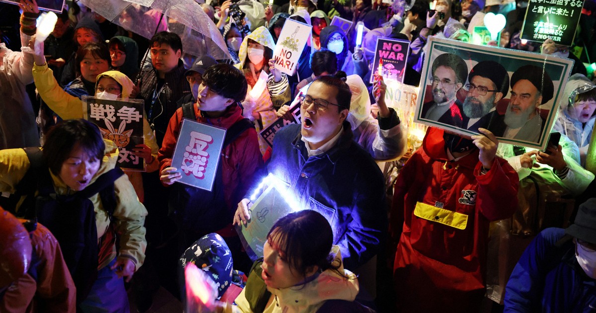 24,000 protest Constitution revisions, attacks on Iran in front of Japan's Diet