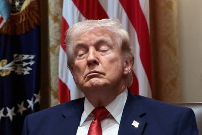 トランプ米大統領＝ホワイトハウスで2026年3月26日、ロイター
