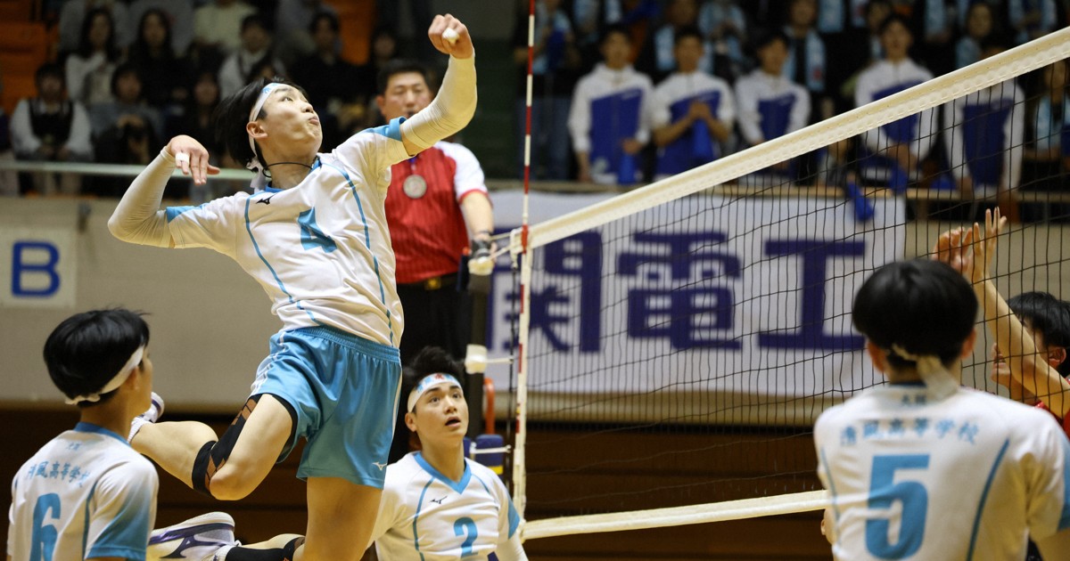春高2026準優勝　清風高校バレーボール部　Tシャツ 春高準優勝の清風高が連覇の懸かるさくらVOLLEYヘ 「決して甘くない」1