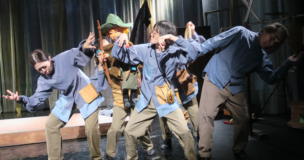 手話、パントマイム…　ろう者とつくる人形劇団が45周年公演