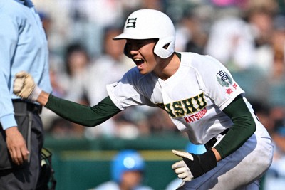 山梨學院菰田陽生傷癒復出一壘防守,率隊晉級山梨大會四強