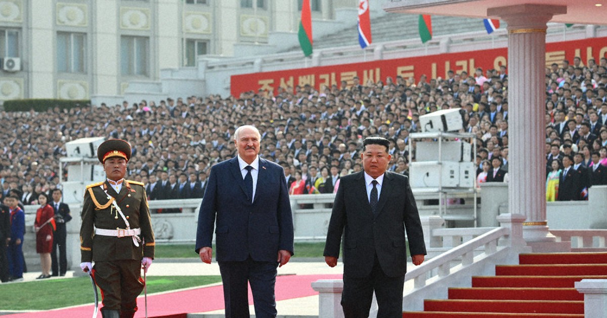North Korean and Belarussian leaders sign friendship treaty