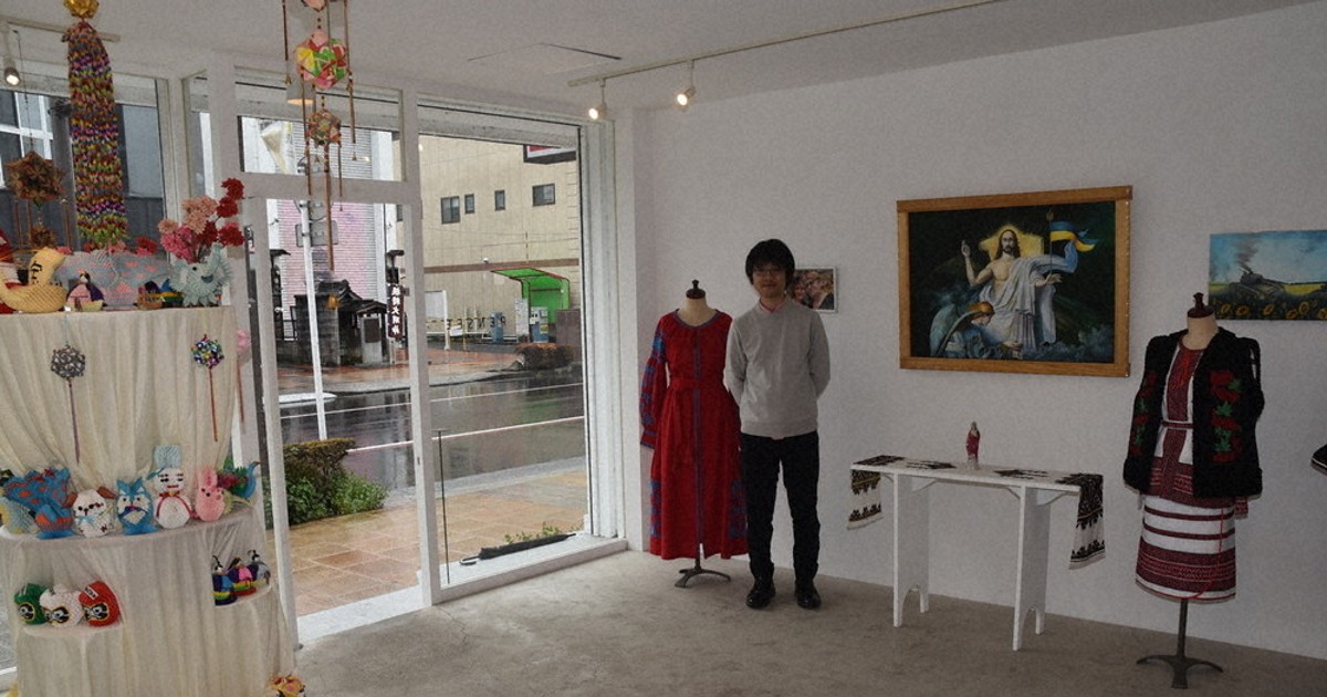生と死に宿る思い 桐生で30日までアート展 ウクライナからの作品も