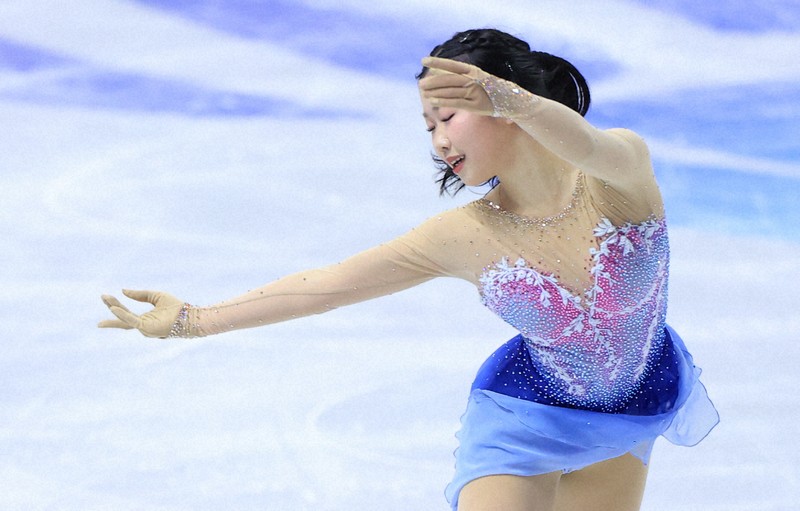 リンクサイド：9位の中井亜美 「これもまた経験」 世界フィギュア
