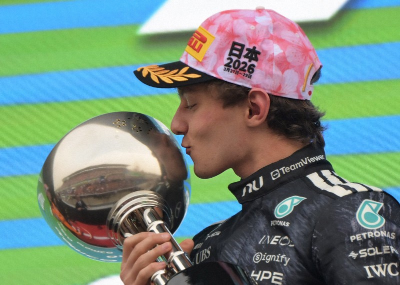 F1日本GP メルセデスのキミ・アントネッリが制す [写真特集1/22