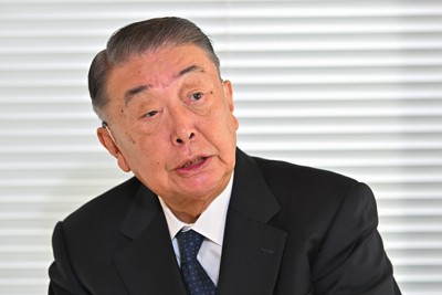 大島理森氏＝東京都千代田区で2025年12月17日、新宮巳美撮影