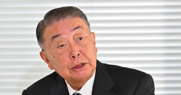 大島理森氏＝東京都千代田区で2025年12月17日、新宮巳美撮影