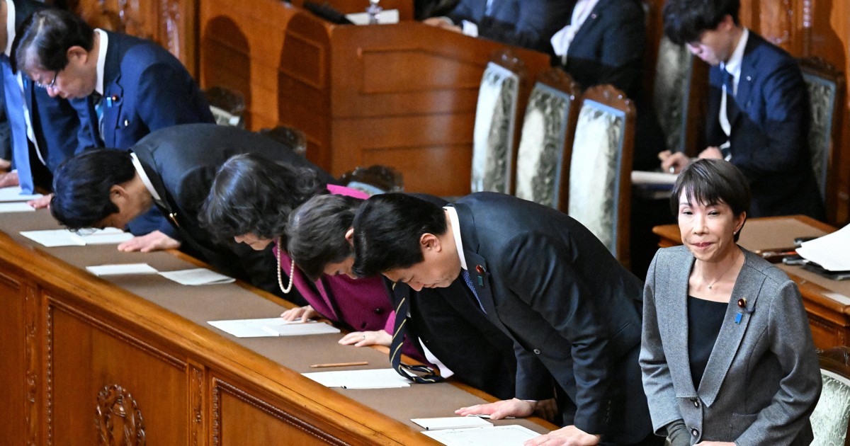 読む政治:閣僚の「サポート」目立つ高市首相　自らの答弁は「4割」程度