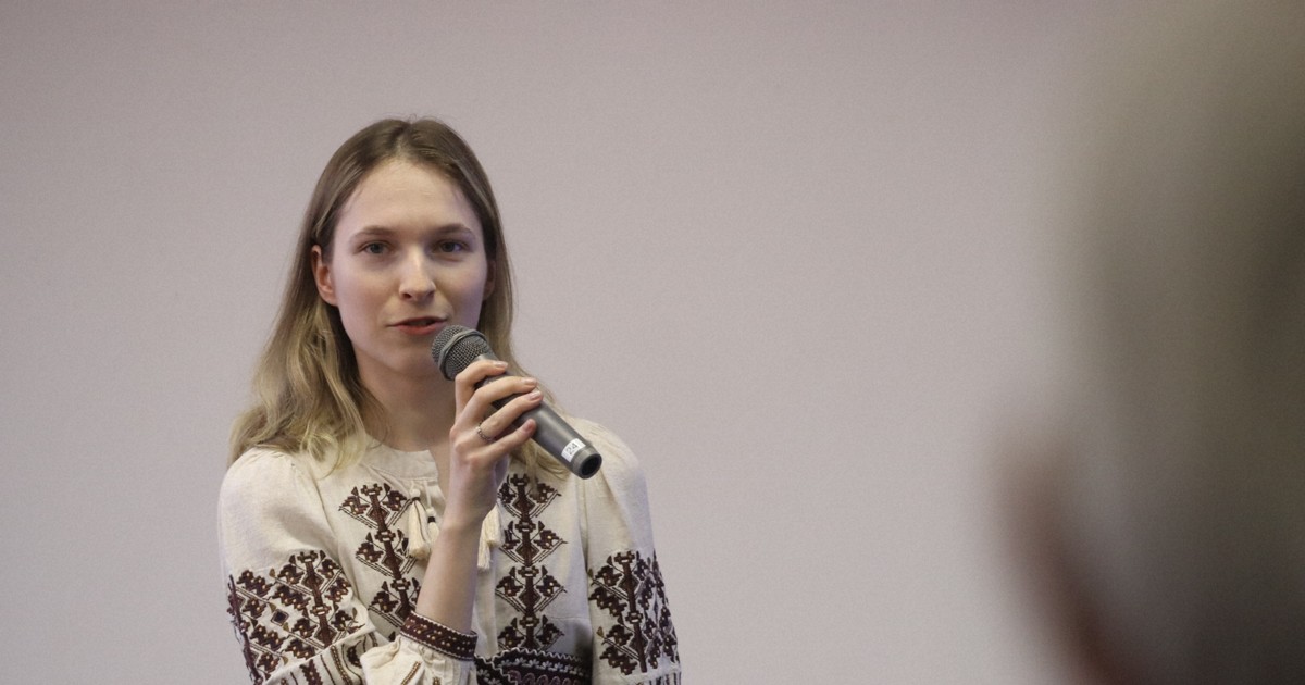 日本に一時避難したウクライナ女性、自らの体験や現地の状況紹介