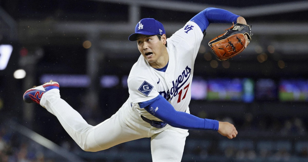 Baseball: Ohtani wins 1st pitching start of season with 6 shutout innings
