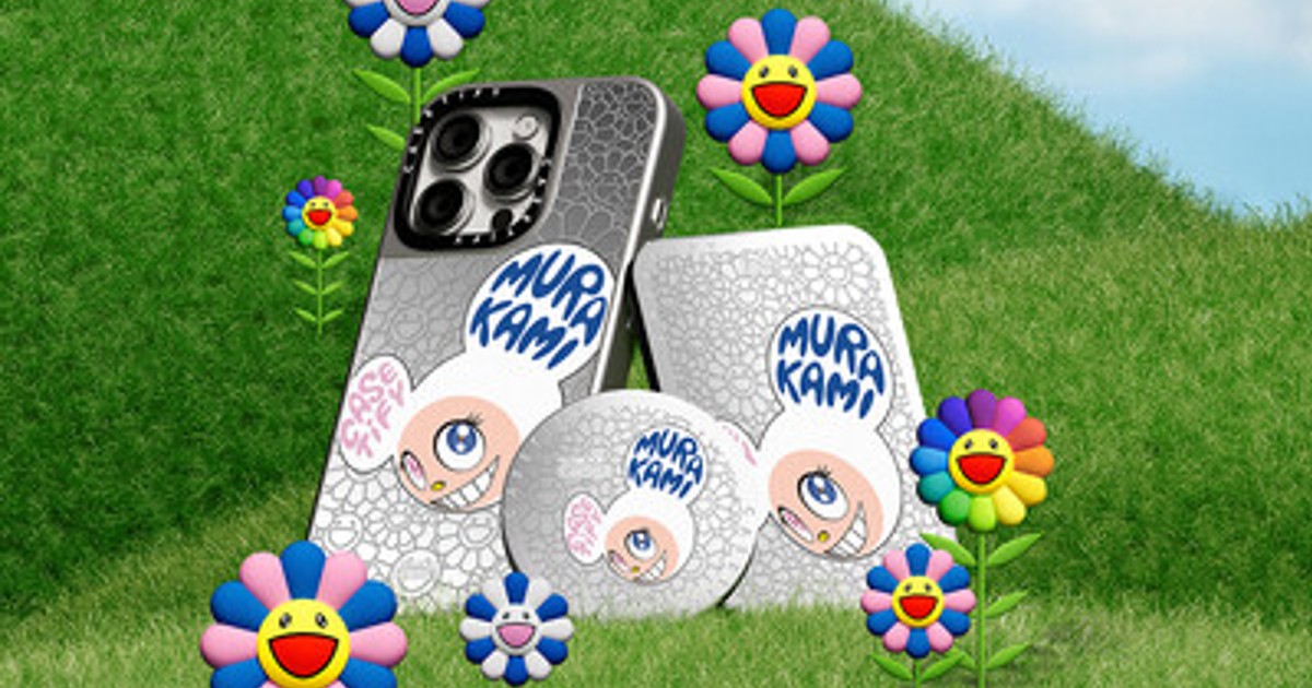 CASSETIFY 村上隆コラボ　カラフル花柄 ラップトップスリーブ 16インチ プレスリリース：［CASETiFY］CASETiFY設立15周年を祝し、村上隆氏との