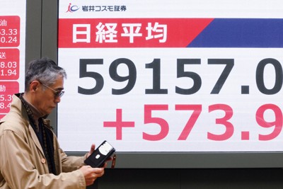 イラン攻撃の2日前の今年2月26日、日経平均株価は6万円に迫る勢いだった