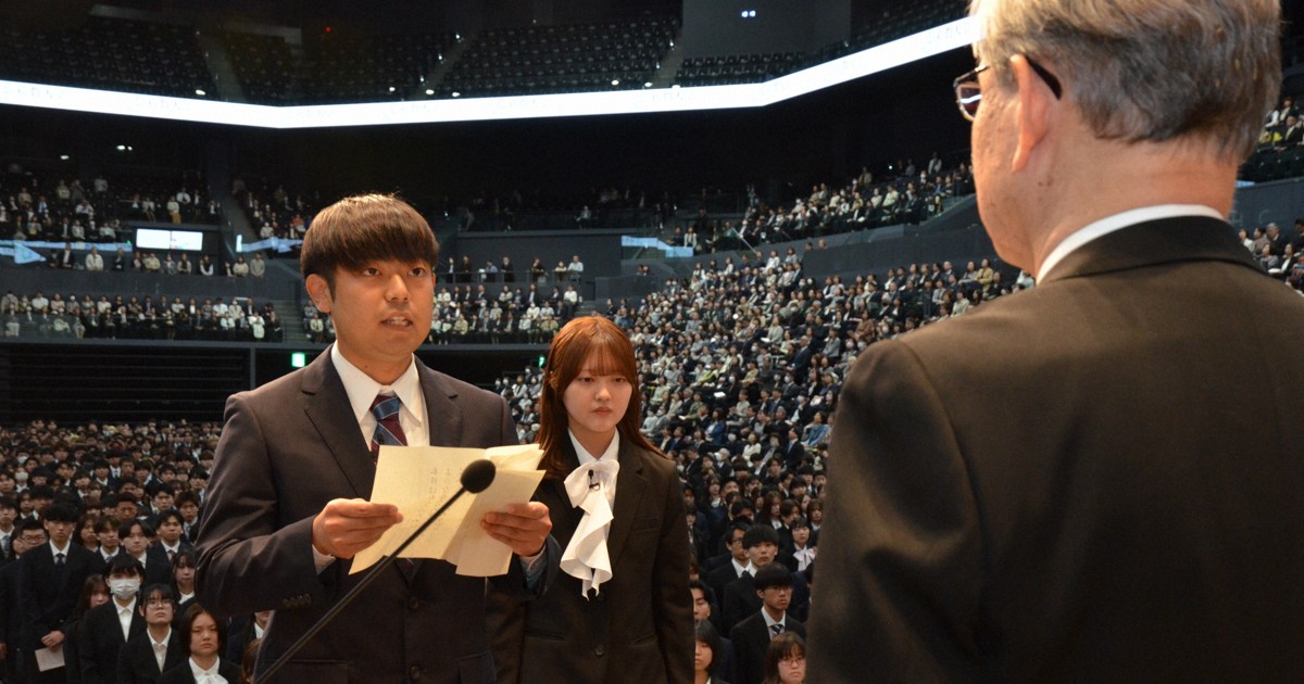 国公立大で初の「コスメ学環」もスタート　佐賀大で入学式