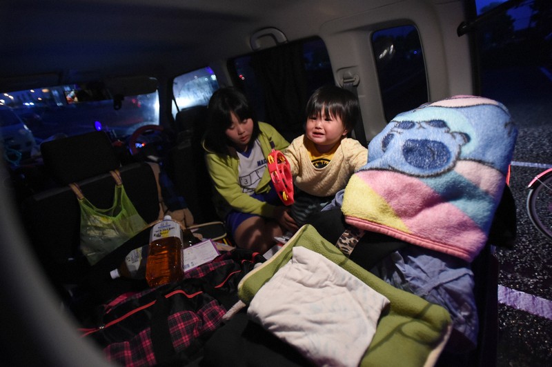 駐車場で迎えた誕生会　熊本地震　ある家族の10年