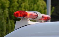 A police car is seen in Japan. (Mainichi) 