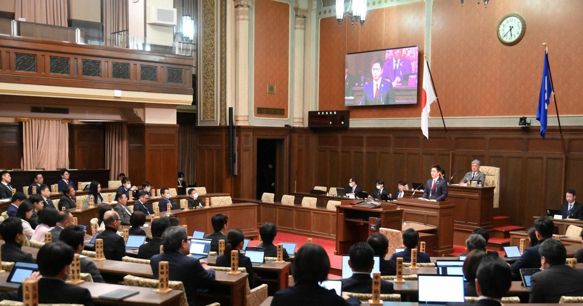 大阪維新内で府議会の定数50減案が浮上　実現すれば29人に