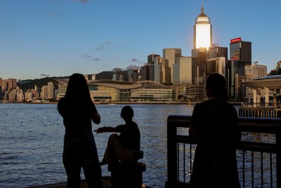 中国・香港の街並み＝2023年7月、ロイター