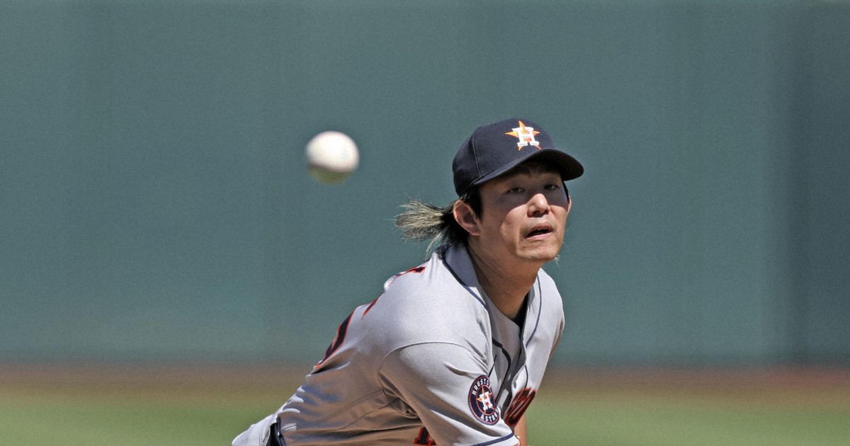 アストロズ今井、9奪三振でメジャー初勝利　村上は日米250号