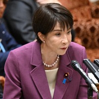 参院予算委員会で答弁する高市早苗首相＝国会内で2026年4月6日午前10時12分、平田明浩撮影