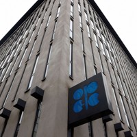 OPECの本部＝2023年11月、ウィーン（ロイター＝共同）