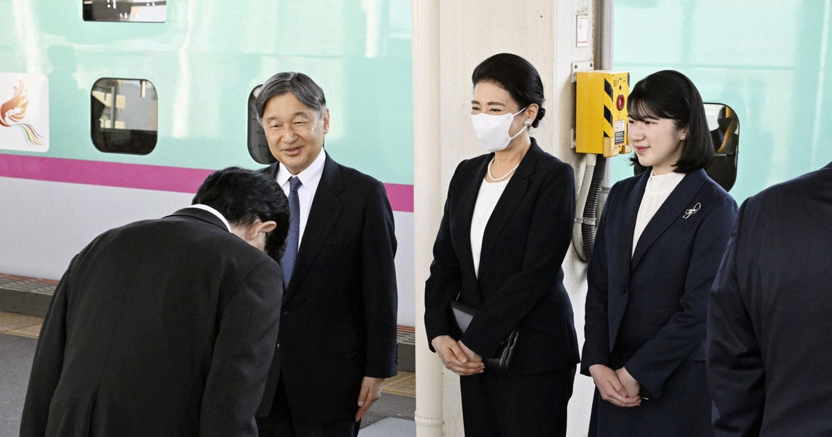Japan's imperial family visit Fukushima to inspect recovery efforts