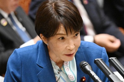 参院予算委員会で公明党・西田実仁氏の質問に答弁する高市早苗首相＝国会内で2026年3月17日午前10時43分、平田明浩撮影