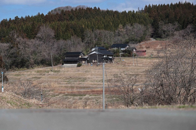 能登半島地震で被災した石川県輪島市町野町金蔵地区。市の東部にある＝2026年3月11日、岩本一希撮影