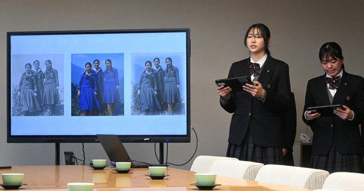 戦前の長崎をAIで再現　記憶継承へ、高校生がカラー写真集作成